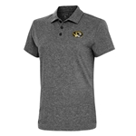 Motivated Polo Brushed Heather Oval Tigerhead Left Chest Embroidery