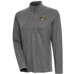 Quarter Zip Women's Confront Brushed Heather Oval Tigerhead Left Chest Embroidery