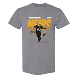 Grey Mizzou Tigers NIL Harrison Mevis #92 T-Shirt