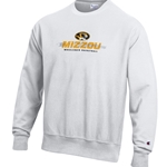 White Mizzou Tigers TAM x Champion® Wheelchair Basketball Crew Neck Sweatshirt