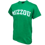 Mizzou Kelly Green Crew Neck T-Shirt