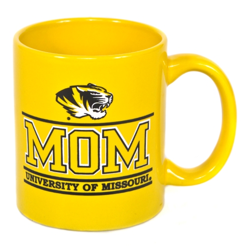University of Missouri Mom Gold Ceramic Mug