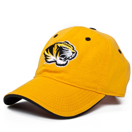 Mizzou Tigers Kids' Gold Adjustable Hat