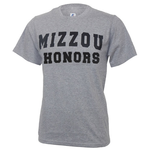Mizzou Honors Grey Crew Neck T-Shirt