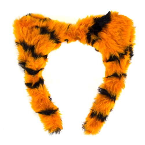 Mizzou Plush Orange & Black Tiger Ears