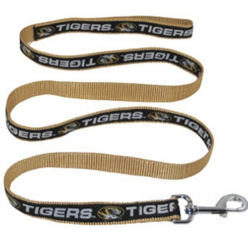 Mizzou Tigers Black & Gold Pet Leash