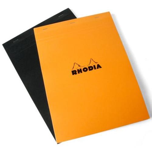 Rhodia Orange Top Staple Bound No. 18 Notepad (8.25 x 11.75)