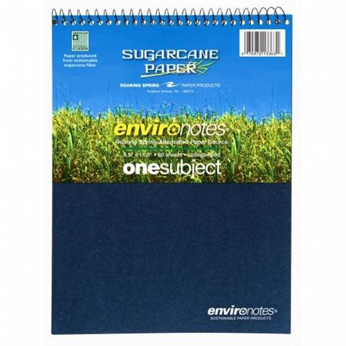 Biobase Environtes Assorted Colors 1-Subject Top Spiral Notebook