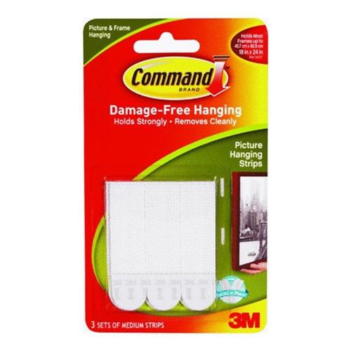 Command Medium Picture Hanging Strips Pack of 3