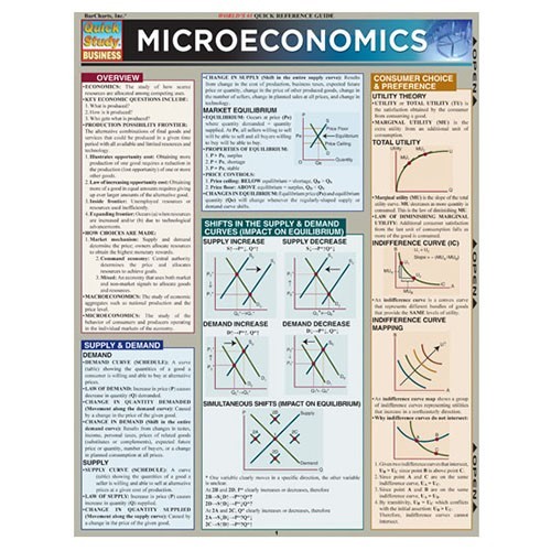 Quickstudy  Microeconomics Laminated Study Guide