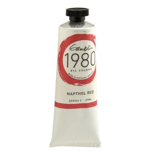Gamblin 1980 Oil Color Paint Napthol Red 150ml