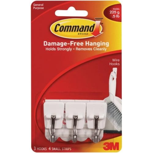 Command 3M White Adhesive Hooks