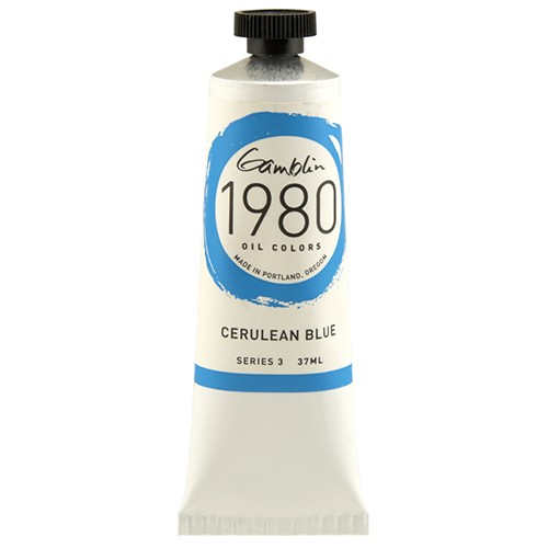 Gamblin 1980 Oil Cerulean Blue 37Ml