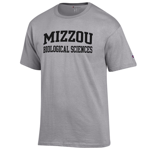 Mizzou Biological Sciences Grey Crew Neck T-Shirt