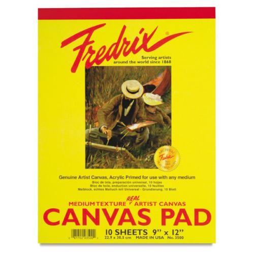 Fredrix 3503 Fredrix Canvas Pads, 18 by 24-Inch