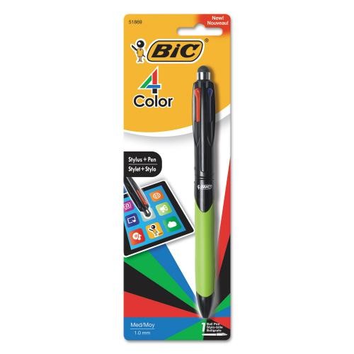 BIC 4-Color Stylus Ball Pen