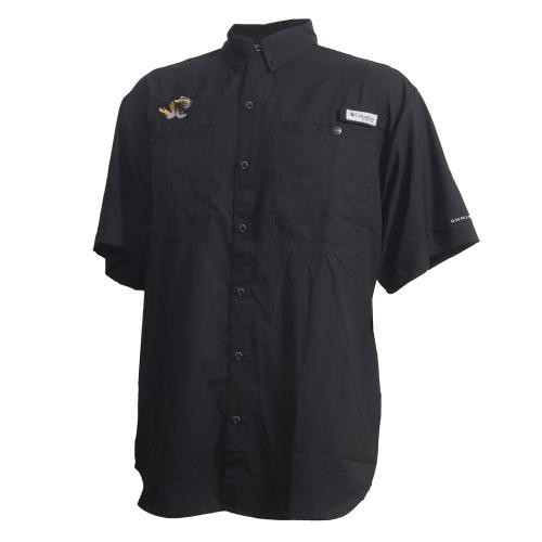 The Mizzou Store - Mizzou Columbia PFG Black Fishing Shirt