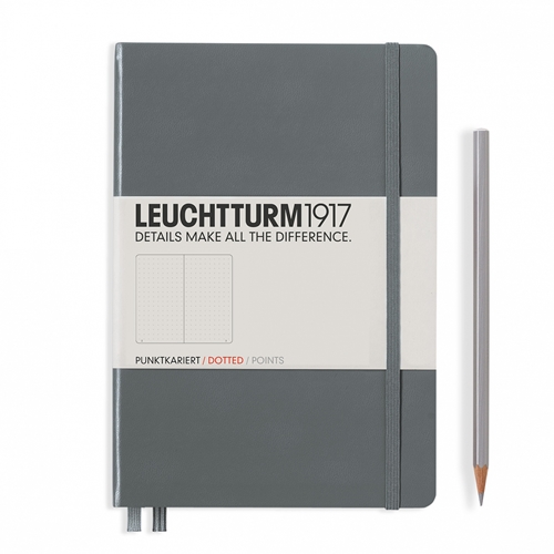 Leuchtturm1917 Medium Grey Dotted Notebook