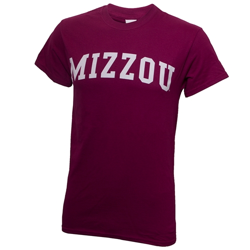 Mizzou Raspberry Crew Neck T-Shirt