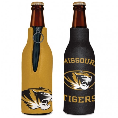 Missouri Tigers Oval Tiger Head Dual Tone Bottle Koozie