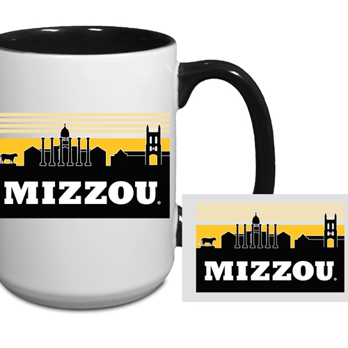 Mizzou Sky Scape University of Missouri White Ceramic Mug