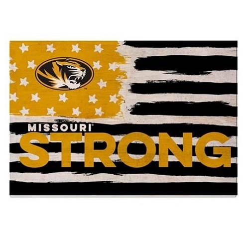 Mizzou Wall Sign Flag Missouri Strong