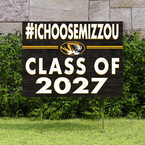 I Choose Mizzou Class of 2027 Lawn Sign