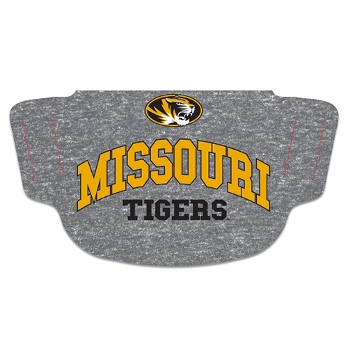 Mizzou Fan Mask Missouri Tigers Grey Two Ply