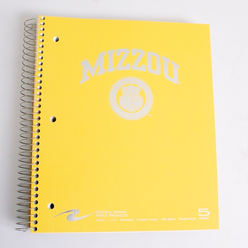 Mizzou Seal 5 Subject Notebook