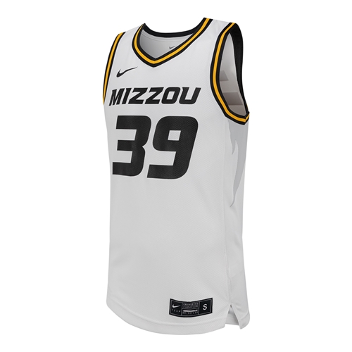 Mizzou 39 Nike® White Basketball Jersey