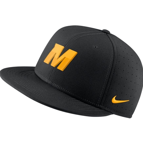 Mizzou Nike® 2021 On the Field Replica Fitted Baseball Black Hat