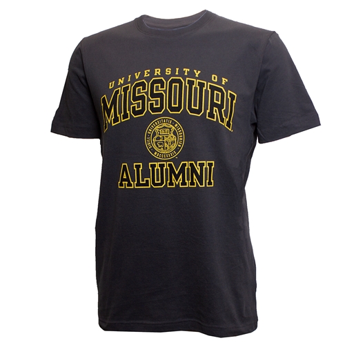 University of Missouri Alumni Seal Charcoal Grey T-Shirt