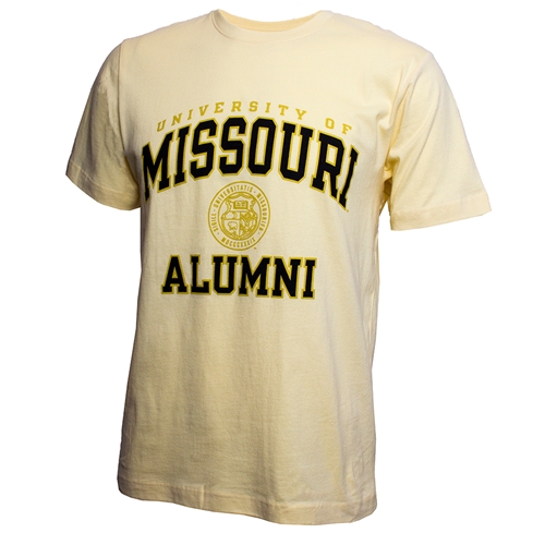 University of Missouri Alumni Seal Yellow T-Shirt