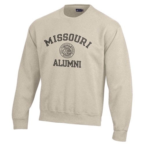 Missouri Alumni Seal Off White Sweatshirt