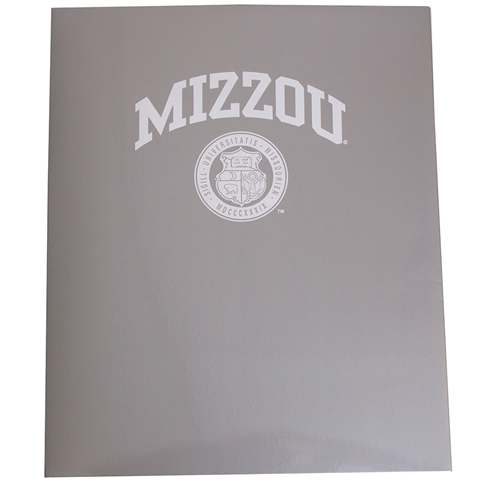 Mizzou Seal Silver Folder