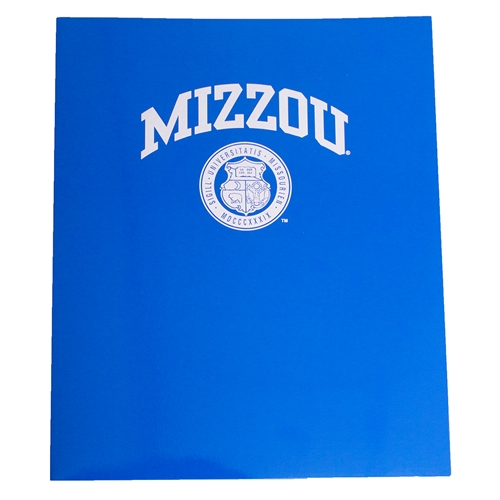 Mizzou Seal Blue Folder
