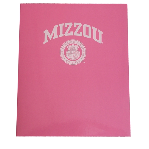 Mizzou Seal Pink Folder
