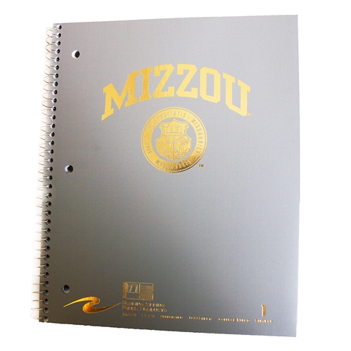 Mizzou Seal 1 Subject Notebook