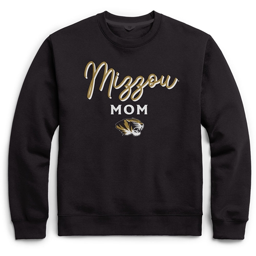 Crew Cut Sweatshirt Mizzou Mom Tigerhead Full Chest Print