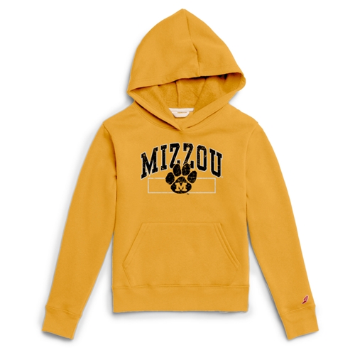 Youth Hooded Sweatshirt Mizzou Paw Logo