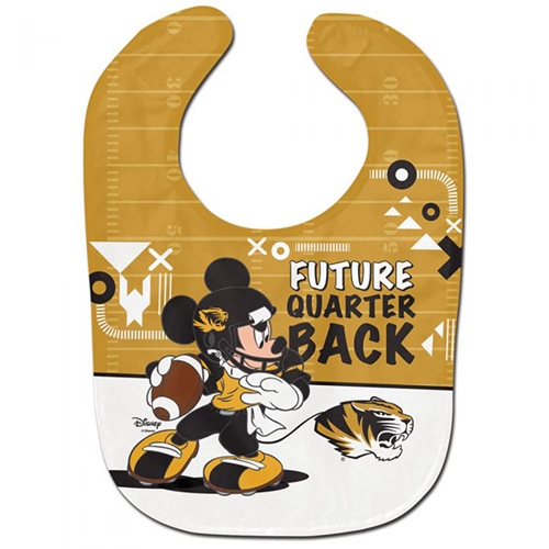 Mizzou Tigers Mickey Mouse Future Quarterback Baby Bib