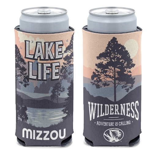 The Mizzou Store - Wilderness Mizzou Lake Life® Slim Can Holder Koozie