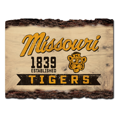 Wooden 1839 Missouri Tigers Wall Sign