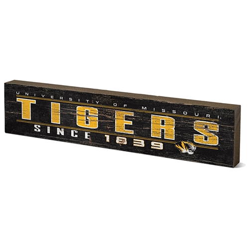 1839 University of Missouri Tigers Wood Table Top Stick