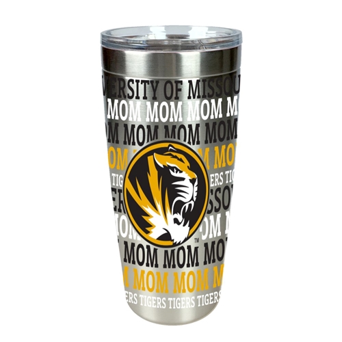 20oz University of Missouri Mom Tumbler Oval Tiger Head
