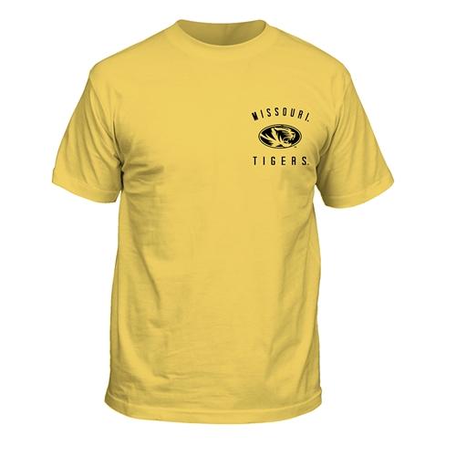 Pale Yellow Life is Better in CoMo Tigers Tee