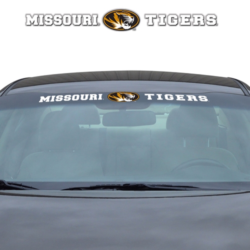 34x3.5in Missouri Tigers Oval Tiger Head Windshield Decal
