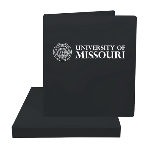 University of Missouri Seal Black 1 Inch Binder