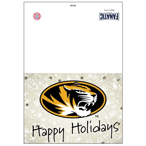 10 Pack Mizzou Tigers Holiday Cards
