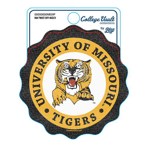 Leaping Tiger Mizzou Twist Off Vault Sticker Decal